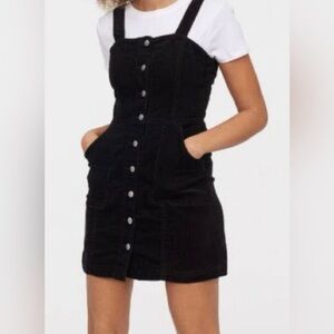 Divided Corduroy Dress